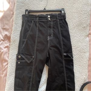 contrast carpenter pants